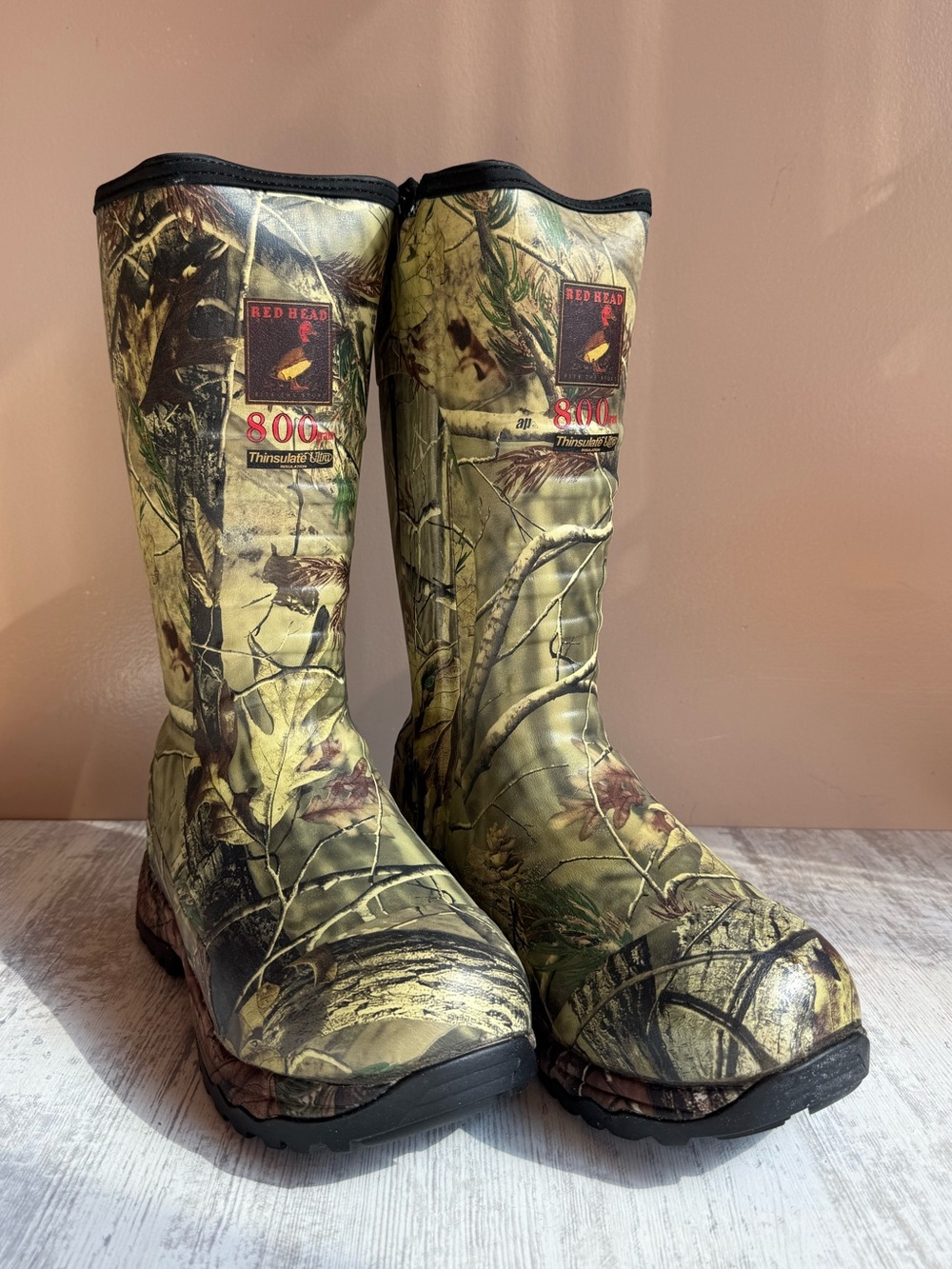 RedHead Mossy Camo Tall Insulated Hunting Boots
